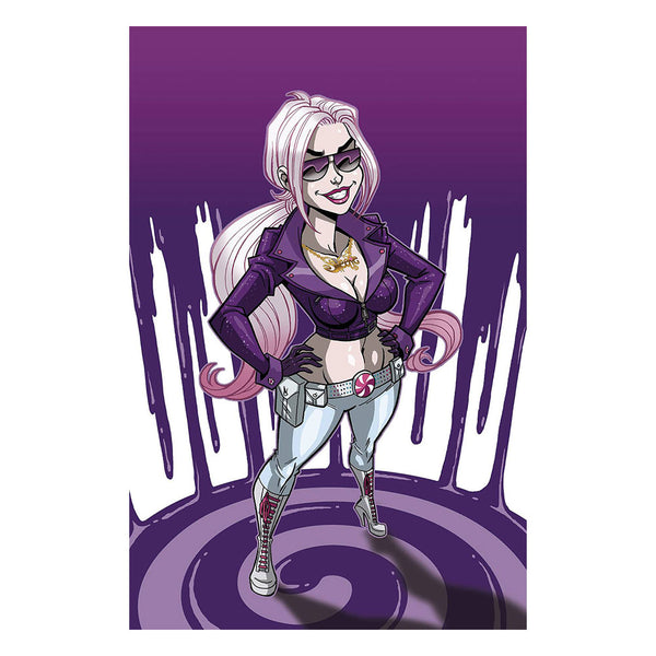 Sweetie Candy Vigilante #1 EXCLUSIVE—METAL COVER—E (Josh Howard Purple Tint Variant - Virgin Art)