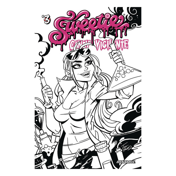 Sweetie Candy Vigilante Issue #3 Cover J (Incentive Josh Howard Line Art Cover)