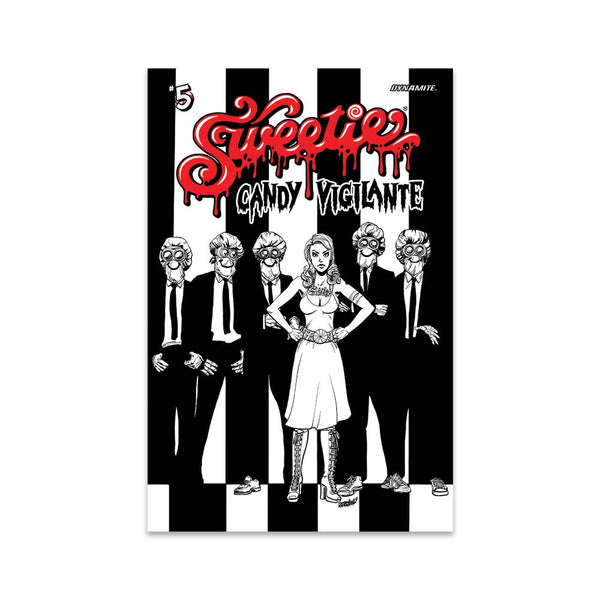 Sweetie Candy Vigilante Issue #5 Cover H (Rock Album Homage Line Art Cover—BLONDIE)