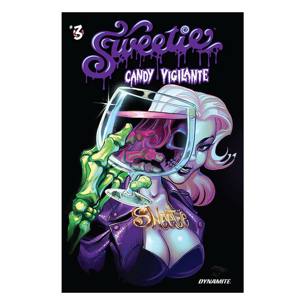 Sweetie Candy Vigilante Issue #3 METAL Cover G (Variant Jeff Zornow Rock Album Homage Cover—MISFITS)